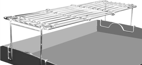 Universal Warming Rack for Blackstone 17/22 Inch Griddle, for Most 17"-26" Griddle/Gas Grill, Adjustable Top Grill Rack