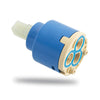35mm Diameter Ceramic Faucet Cartridge for Single Handle Kitchen Basin Shower Faucet Part, Ceramic Faucet Valve