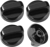 4Pcs Control Knob for Patio Heater Gas Fireplace Fire Pit, D-Shape Valve Stem Universal Control Knob for Most Patio Heater and Gas Fireplace Fire Pit