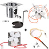 Parts Kit for Traeger Timberline 850 AC TFB85WLB-E Pellet Grill, Fire Burn Pot+Hot Rod Ignitor+Auger Motor and Induction Fan Kit