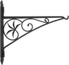 24-inch Fireplace Pot Hanger Bracket Wrought Iron Fireplace Crane Black Powder Coated