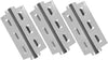 Heat Plates 3Pcs Kit for Kenmore 16111, 16209, 16211, 16213, 16215, 463350505, 463350507, EEK5539-K401 etc Gas Grills, 11 3/4" x 5 5/8"