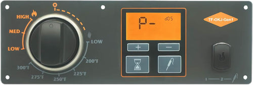Control Board for Oklahoma Joe’s Rider 600/900/ Deluxe Pellet Grills, Controller Panel Temperature Digital Thermostat, Smoker Replacement Parts