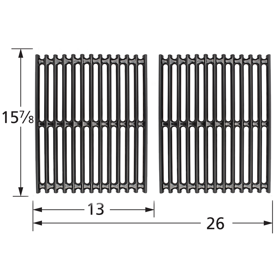 Cooking Grid Grates Kit for Steelman BI24S-S1/N, BI24S-SI/PNT, CU24S-G ...