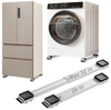 Appliance Rollers, Max 32in, Extendable Mobile Washing Machine Base Easily Move for Dryers, Refrigerators, Furniture Anti Fall Design