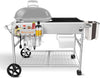 Grill Table Cart for Weber 18" & 22" Original Kettle, Outdoor Prep Table for Jumbo Joe, Master-Touch Charcoal Grill, Performer Charcoal Grill

