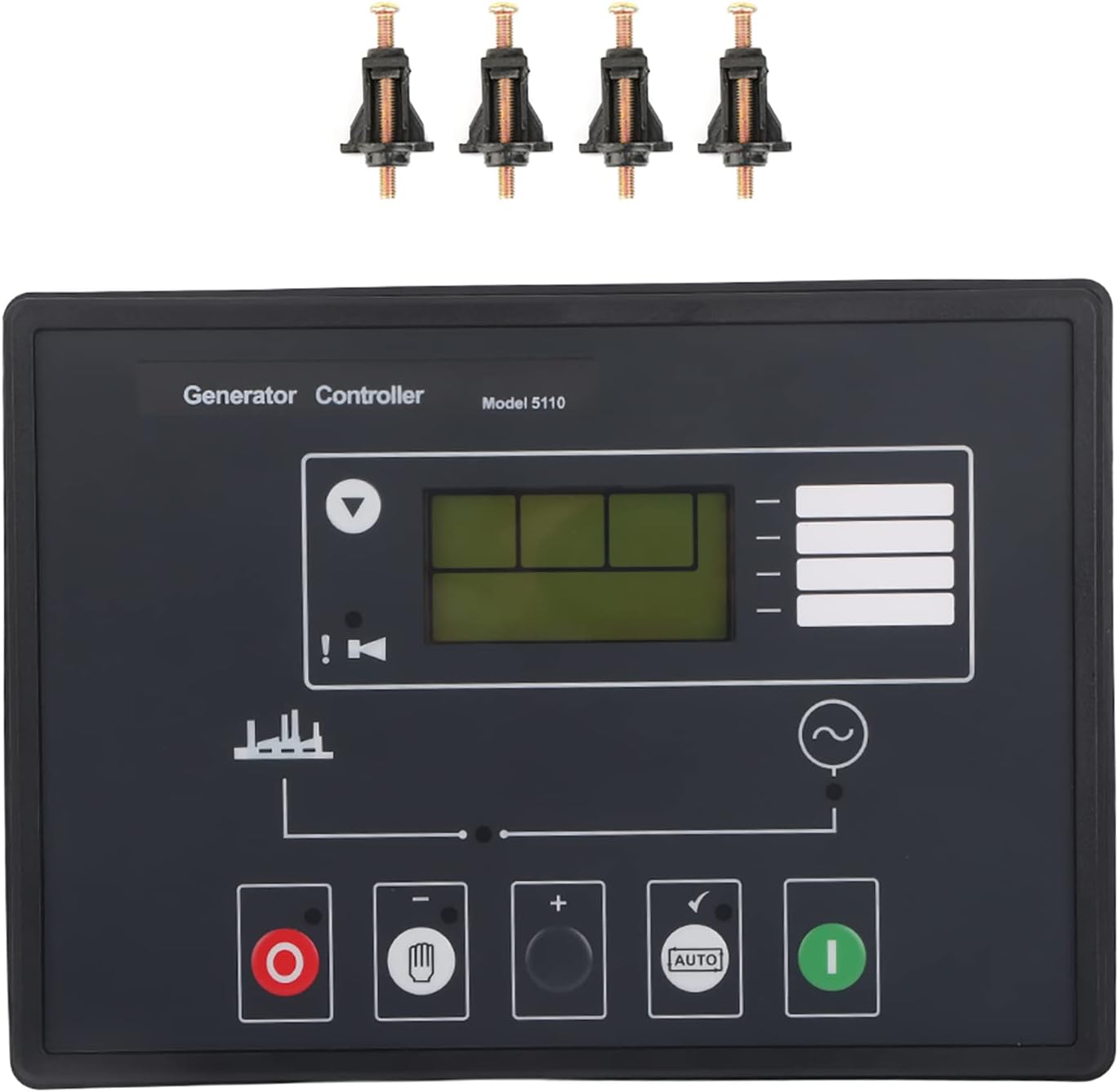 Generator Controller Module with LCD Display and Control Panel for Man ...