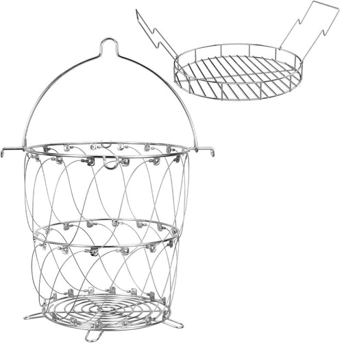Turkey Fryer Parts Kit for Char-Broil Big Easy Better Basket and 9” Diameter Bunk Bed Basket, fits 17102065, 14101480, Turkey Fryers Accessories Kit