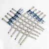 10Pcs 36'' Faucet Hose Connector(3/8" Comp x 1/2" FIP), Braided Stainless Steel Faucet Water Supply Lines for Bathroom Kitchen Sink Faucet
