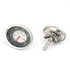 Oval Thermometer 60070 for Weber Q1200, Q120, Q2200, Q220 Series Grill, 2-1/8" Dia Accurate Temperature Gauge for Weber Charcoal Smoker Grills
