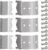 Stainless Steel Heat Plate Brackets, Burner Hanger Brackets for Char-Griller 3001, 3008, 3030, 4000, 4208, 5072, 5252, 5650, 5050 Grills