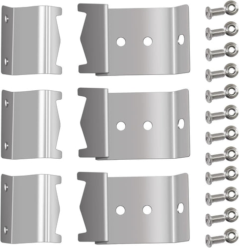 Stainless Steel Heat Plate Brackets, Burner Hanger Brackets for Char-Griller 3001, 3008, 3030, 4000, 4208, 5072, 5252, 5650, 5050 Grills