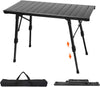 Folding Camping Table, Portable Outdoor IGT Camp Table, Outdoor IGT Cook System with Carry Bag, Foldable Picnic Table for Beach, Backyard, BBQ
