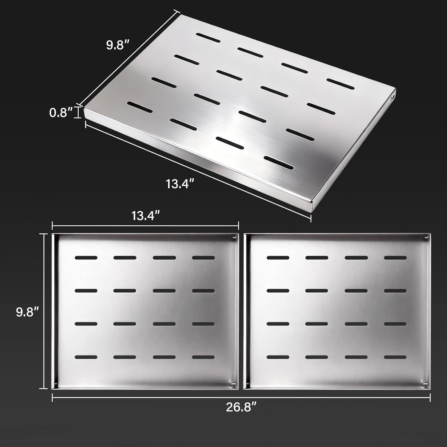 Griddle Top Container Rack 2-Pack Warming Rack for Blackstone 28