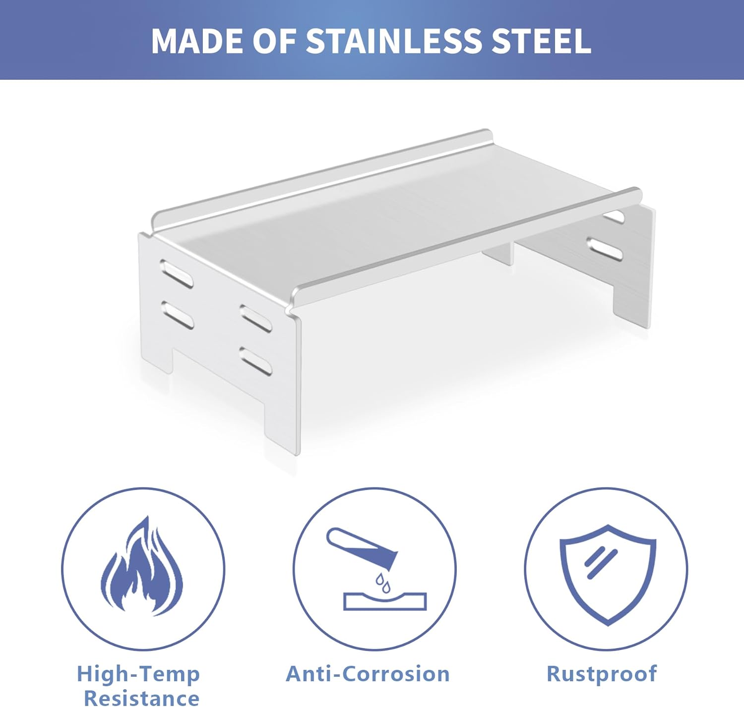 Stainless Grease Drip Tray Heat Baffle Diffuser Drip Pan Set Compatibl ...