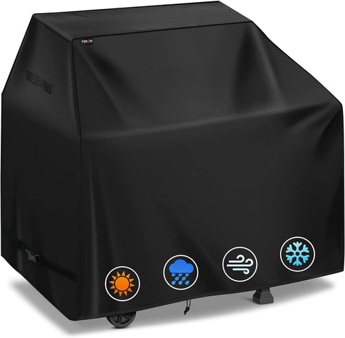 Grill Cover for Char-Griller E56520 on Cart Kamado Grill and 2137 Charcoal Grills