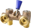Washing Machine Shut Off Valve，1/2" Male Pipe Thread × 3/4" Outlet Hose Thread