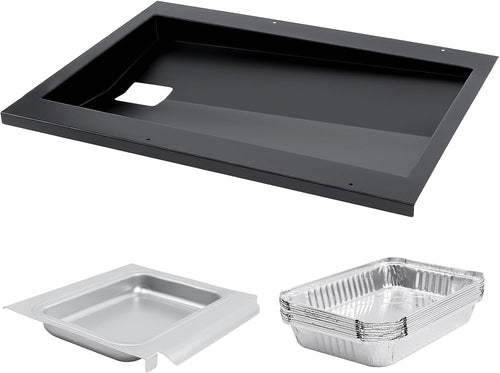 Grease Bottom Tray 91354 and Catch Pan 67047 for Weber Spirit 300 Series 310 and 320 Models 2009 to 2012