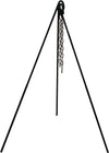 Heavy-Duty Steel Cooking Tripod Open Fire Camp Fire Tripod for Outdoor Fire Pit, Campfire, Backyard, Patio, Garden, Picnics Uses