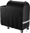 Grill Cover for 1500770 Weber Smoque Pellet Smoker Grill, Heavy Duty 800D Waterproof Grill Cover with Reflective Strips