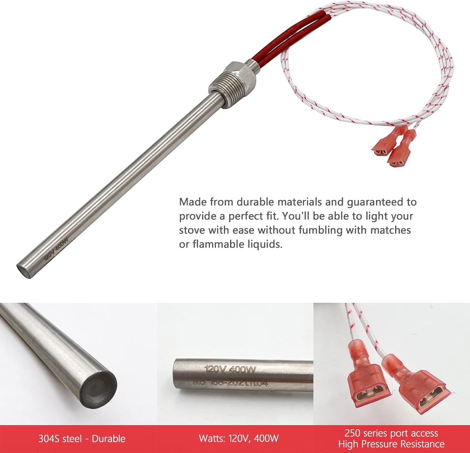 Igniter Element Igniter H8127 Threaded Element Whitfield & Lennox Replacement Igniter ...