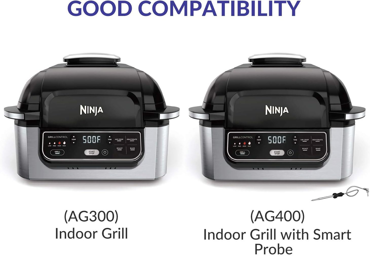 Ninja Foodi IG301A 4-in-1 Indoor Grill with 4-Quart Air Fryer