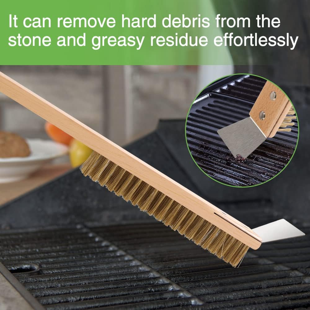 Pizza Oven Brush for Ooni Karu, Fyra, Koda Pizza Ovens, Copper