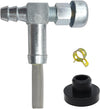 Fuel Gas Tank Grommet and Shut Off Valve for Generator Craftsman Coleman Powermate 4200 5000 6500 Generac MTD Lawn Mower 33/64", #751-0171 951-0171