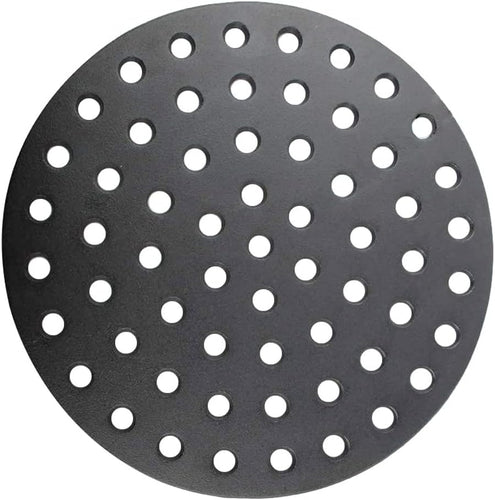 17 inch Round Cast Iron Fire Bottom Grate for XLarge Big Green Egg, Weber 22" Charcoal Grill