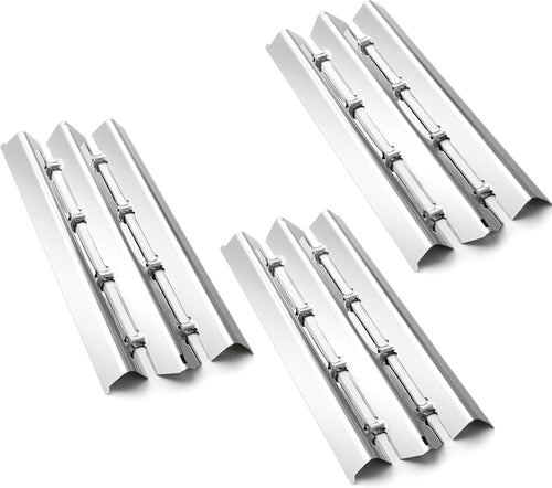 Flav R Wave Heat Plates Kit for Broil King Signet 320, Sovereign 9865-54 9468-54 9468-84 and Monarch Gas Grills, 13 3/4 inch, Set of 3