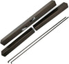 36-48 Inch Antique Bronze Adjustable Rod and Valance Kit for Masonry Fireplace Spark Screens