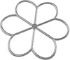 24-Inch Stainless Steel Fire Pit Burner, Flower-Shape Burner Ring for Fire Pit, Natural Gas & Propane Fireplace, Max BTU 296K
