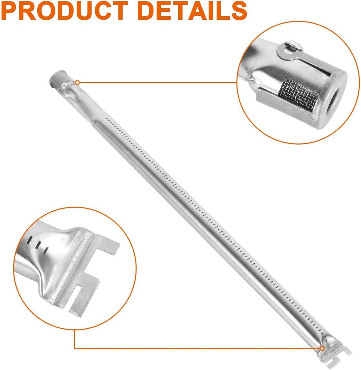 67555 Grill Burner Tubes Kit for Weber Summit 440, Summit 450 4 Burner ...