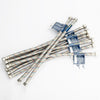 10Pcs 16'' Faucet Hose Connector(3/8" Comp x 1/2" FIP), Braided Stainless Steel Faucet Water Supply Lines for Bathroom Kitchen Sink Faucet
