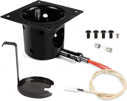 Pellet Grill Hot Rod Ignitor, Fire Burn Pot and Ash Remover Kit for Traeger, Pit Boss, Camp Chef etc Pellet Smokers