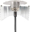 Adjustable Heat Focusing Reflector for Round Natural Gas and Propane Patio Heaters