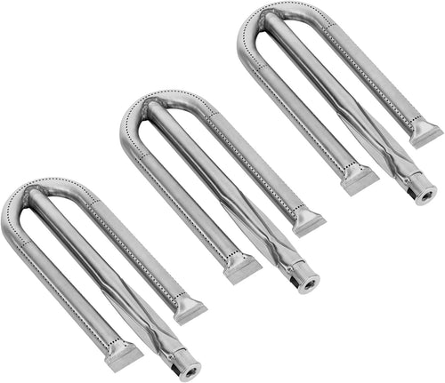 3Pcs Stainless Steel Grill Burner Tubes Kit for Lucullan MR3000, MR4000 Gas Grills