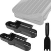 GRS040 Drip Tray Pans fits for George Foreman 2-Serving Classic Plate Grill and Panini Press, Kit with Grill Scraper