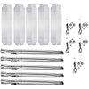 Repair Kit for Nexgrill 720-0882D, 720-0882S, 730-0882S 5 Burner Gas Grills, Burners, Heat Plates and Igniters Kit