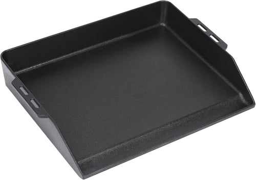 Universal Cast Iron Cooking Griddle 18" x 14", Non Stick Ceramic-coated Griddle, Flat Top Grill Plate with High Sidewalls for Gas Grills, Oven, Stove