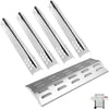 Stainless Steel Heat Plates Kit for Royal Gourmet GA5401T 5-Burner Gas Grill, Heat Tent Burner Cover Flame Tamer for Royal Gourmet Grill, 5pcs