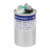 AC Capacitor 20+5 uF 20/5 MFD 370VAC 440VAC 50/60Hz CBB65 Dual Run Round Start Capacitor for Heat Pump Air Conditioner, for AC Motor Run or Fan Start