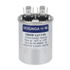 AC Capacitor 6uF 6 MFD 370VAC 440VAC 450VAC 50/60Hz CBB65B Round Run Start Capacitor for Heat Pump Air Conditioner, for AC Motor Run or Fan Start