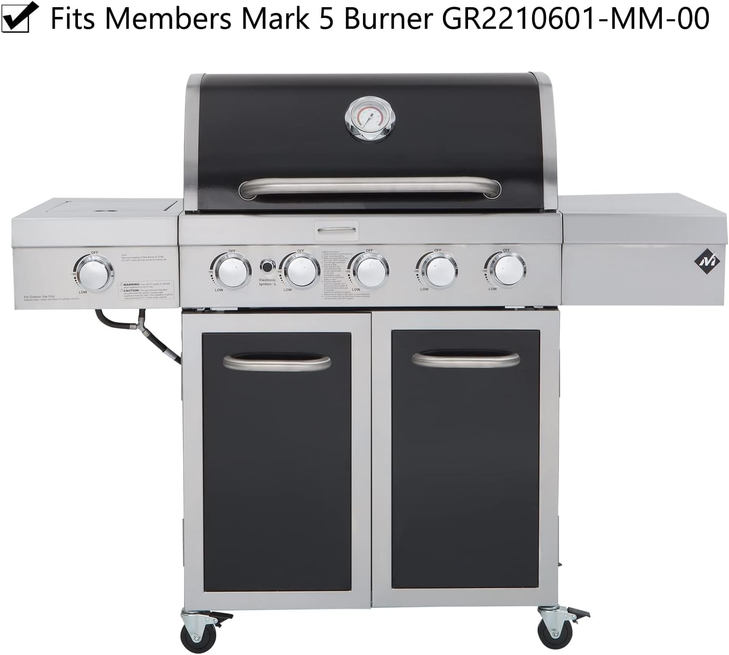 Grill Replacement Parts for Sams Club Member’s Mark 5 Burner