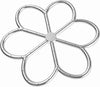 18-Inch Stainless Steel Fire Pit Burner, Flower-Shape Burner Ring for Fire Pit, Natural Gas & Propane Fireplace, Max BTU 147K
