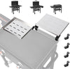 2-Pack Warming Rack for Blackstone 28" Griddles, Flat Top Reversible Rack Adds Prep Space, Foldable Clip-On Design Expands Cooking & Holding Area