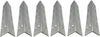 6Pcs Grill Heat Plates for Wolf BBQ, BBQ-2, BBQ36C-LP, BBQ36C, BBQ36BI, BBQ36 BI, BBQ362C-LP, BBQ362BI, BBQ362C, BBQ362BI-LP, BBQ2 Series Gas Grills