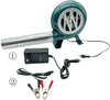 Dual BBQ Blower 110V and 12V, Charcoal Chimney Starter BBQ Smoker Fan, Electric Blower Starter for Charcoal Grill & Fireplace & Fire Pit & Camping