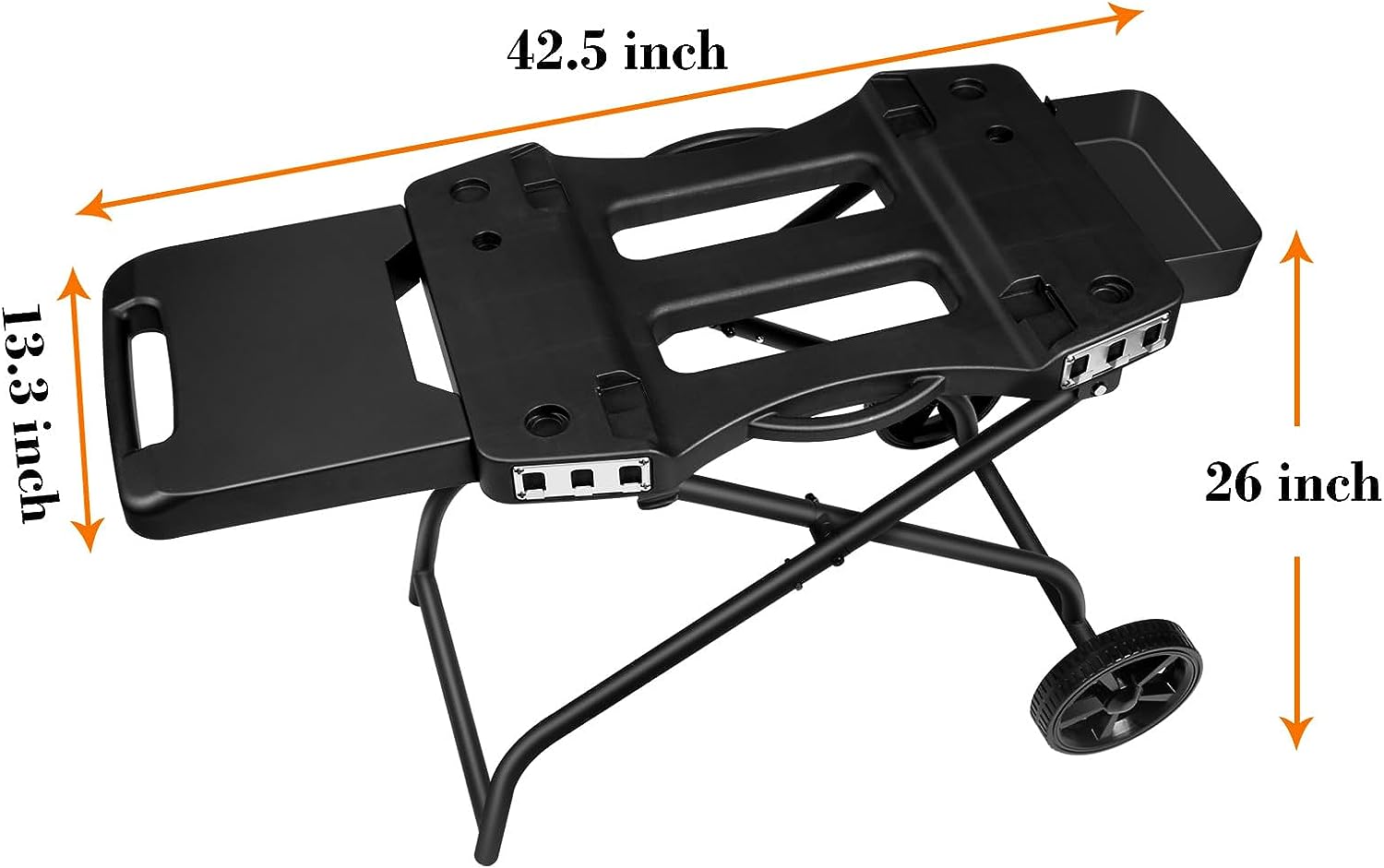 Collapsible Grill Cart Stand fits for Ninja OG701, OG751B