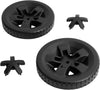 67058 2Pcs Wheels Kit for Weber Spirit II 200 and 300 Series, Spirit ii E-210, ii S-210, ii E-310, ii S-310 Gas Grills
